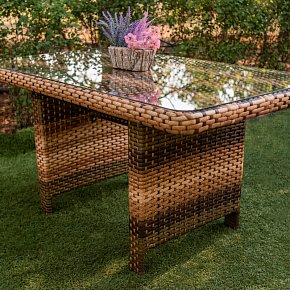 Стол из искусственного ротанга- Грегори