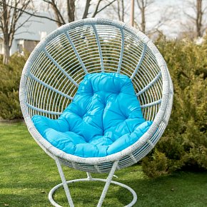 Кресло кокон ротанг напольное- Бьянка