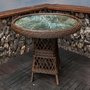 Столик из искусственного ротанга- Брауни
