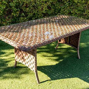 Стол для улицы плетёный- Беладжио