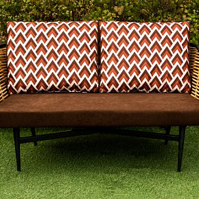 Диван для сада из ротанга- Калифорния