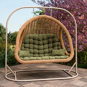 Крісло кокон підвісне- Беджі