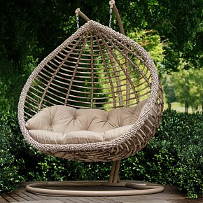 Крісло кокон- Дабл Смугастий Преміум BZH