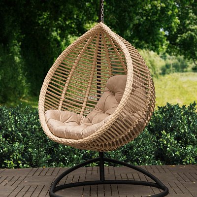 Кресло-кокон подвесное Кит Двухволновой