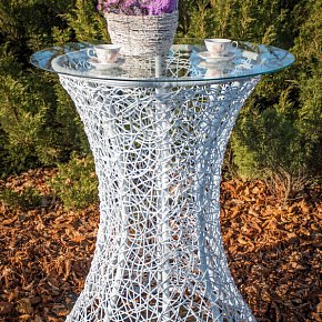 Журнальный столик из искусственного ротанга- Лайт