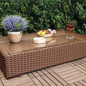 Столик для улицы из ротанга- Фланнери