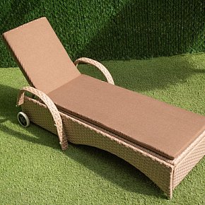 Шезлонг из искусственного ротанга- Оптима Нова